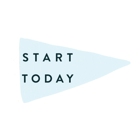 Start Today Journal Sticker by The Hollis Company