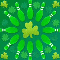 st patricks day drinking GIF by Bowlero