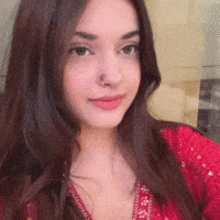 Pretty Pink Soft Smile GIF
