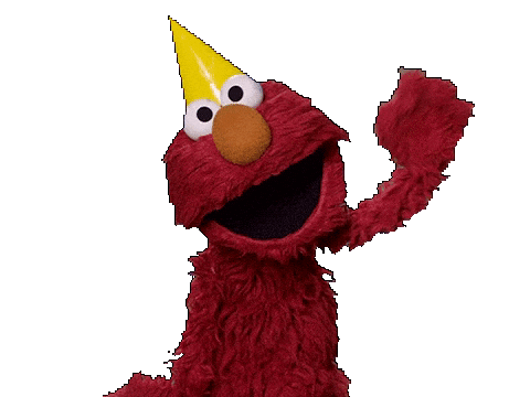 Party Elmo Sticker by Sesame Street