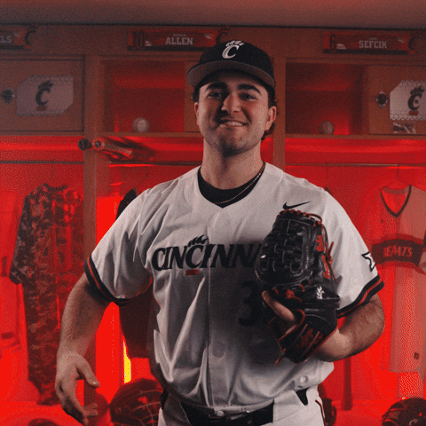 College Baseball Uc GIF by Cincinnati Bearcats