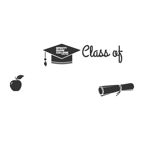 Congrats Graduation Sticker by Sprott Shaw College