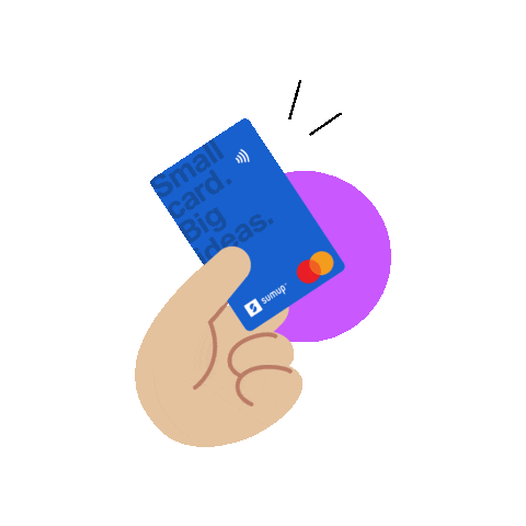 Pay Me Debit Card Sticker by SumUp