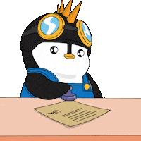 Seal Of Approval Yes Sticker by Pudgy Penguins
