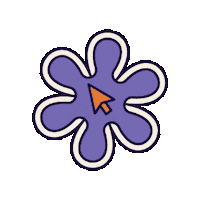 Flower Mouse Sticker