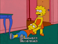 angry bart simpson GIF