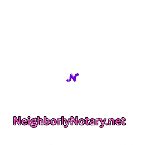 Logo Branding GIF by NeighborlyNotary®
