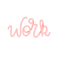 Work Sticker by Sy Produce - Lettering