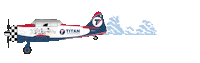 Airplane Sticker by TITAN Aviation Fuels