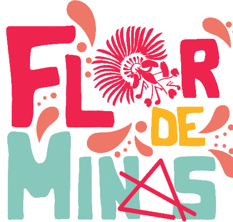 flordeminas giphyupload forro triangulo flor de minas Sticker