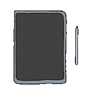 Lettering Pencil Sticker by Glück ist...