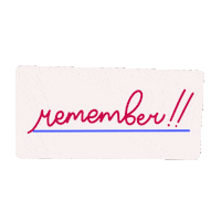 Today Remember Sticker by Demic
