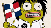 Dominican Republic Flag GIF by CROAKWORKS