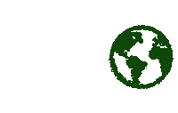 TypoGraphicDesign green world earth icon Sticker