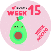 Week 15 Baby Sticker by Preggers