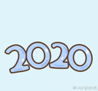 New Year GIF by corgiyolk