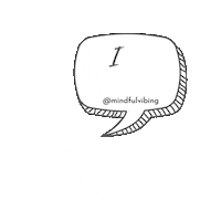 MindfulVibing happy head brain calm Sticker