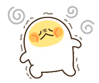 Sick Egg Sticker