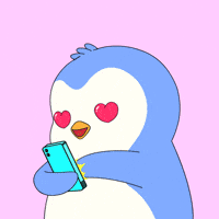 I Love You Hearts GIF by Pudgy Penguins