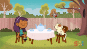 tea party cat GIF by Super Simple