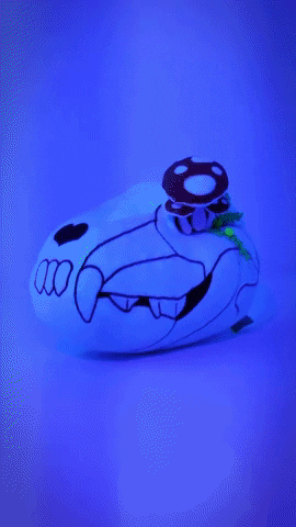 dionne_ong giphyupload spooky glow skeleton GIF