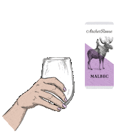 Red Wine Party Sticker by Archer Roose Wines