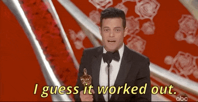 rami malek oscars 2019 GIF by The Academy Awards