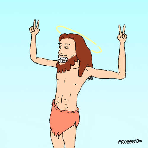 Fox Jesus GIF by Animation Domination High-Def
