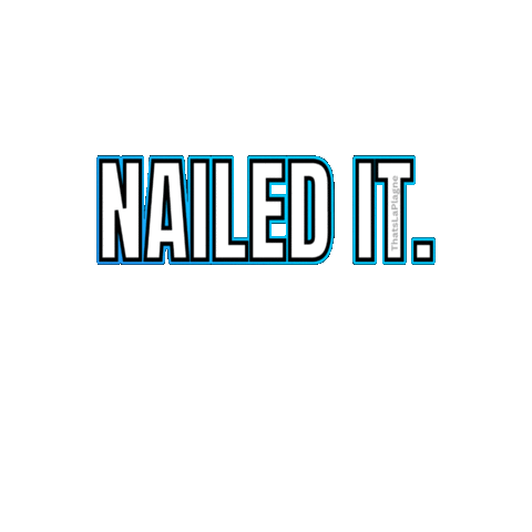 ThatsLaPlagne ski snowboard nailed it nailedit Sticker