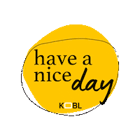 Have A Nice Day Sunday Sticker by KOBL