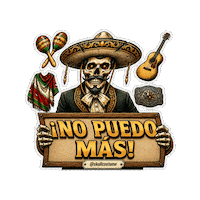 Mexico No Puedo Mas Sticker
