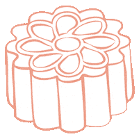 Baked Goods Pink Sticker