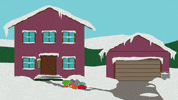 eric cartman snow GIF by South Park 