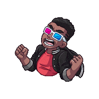 blerdofficial gaming videogames blerd blacknerd Sticker