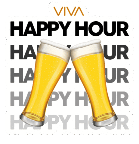 Happy Hour Sticker by VIVA EVENTOS