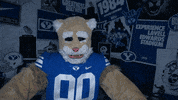 Lets Go Point GIF by BYU Cougars