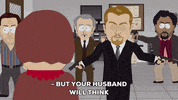 scared guns GIF by South Park 