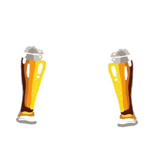 Beer Celebrate Sticker by diffrent design