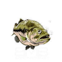 Bucketmouthbrand fishing tank toad bucket Sticker