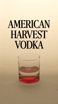 Vodka Martini Splash GIF by American Harvest Vodka