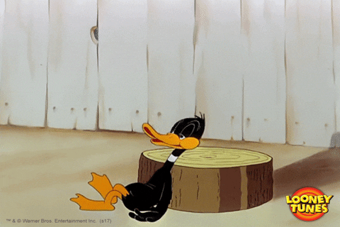 daffy duck eating GIF by Looney Tunes