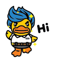 bduckofficial cute cool hello hi Sticker