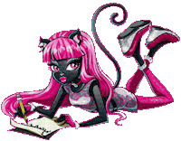 Monster High Pink Sticker