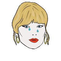 Sad Taylor Swift Sticker by Morning Moon