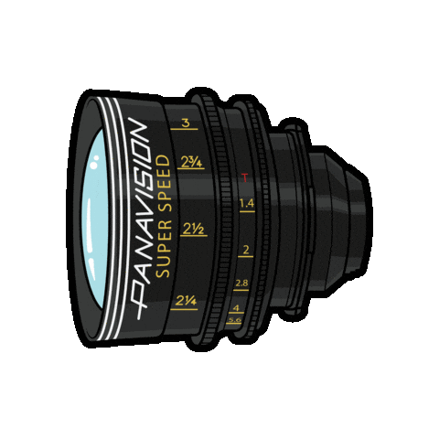 Super Speed Camera Lens Sticker by Panavision