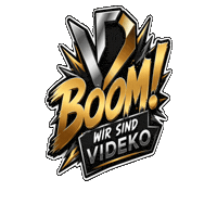 Logo Wow Sticker by VIDEKO
