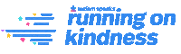 Be Kind Running Sticker by Autism Speaks
