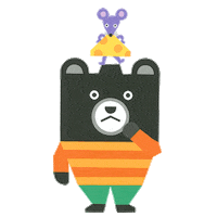 sencorp surprise bear cheer shy Sticker