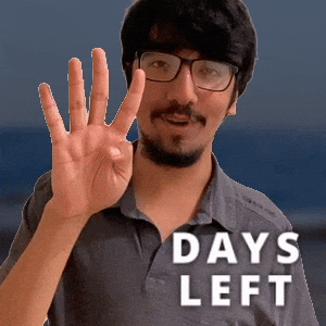 4 DAYS LEFT
