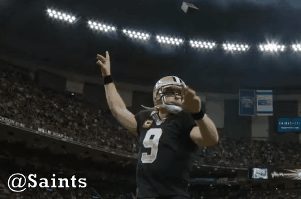 nfl saints gameday GIF by New Orleans Saints